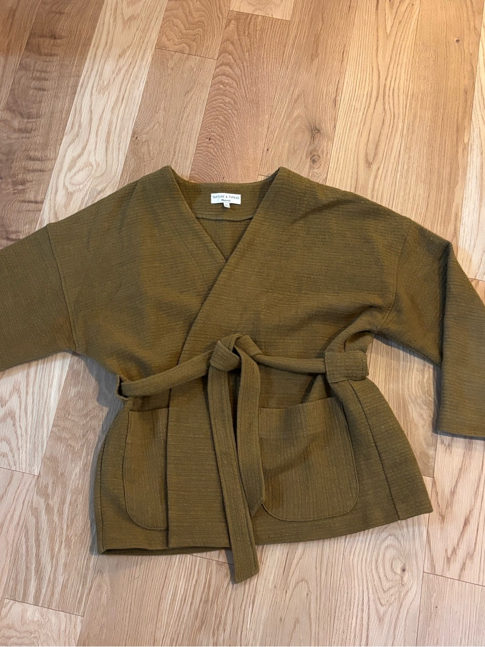 Texture & Thread-Madewell Women’s Wrap Jacket with Belt